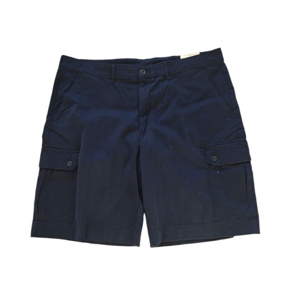 NEW St Johns‎ Bay Cargo Shorts Mens 42 Blue Soft Wash Legacy 10" Inseam
